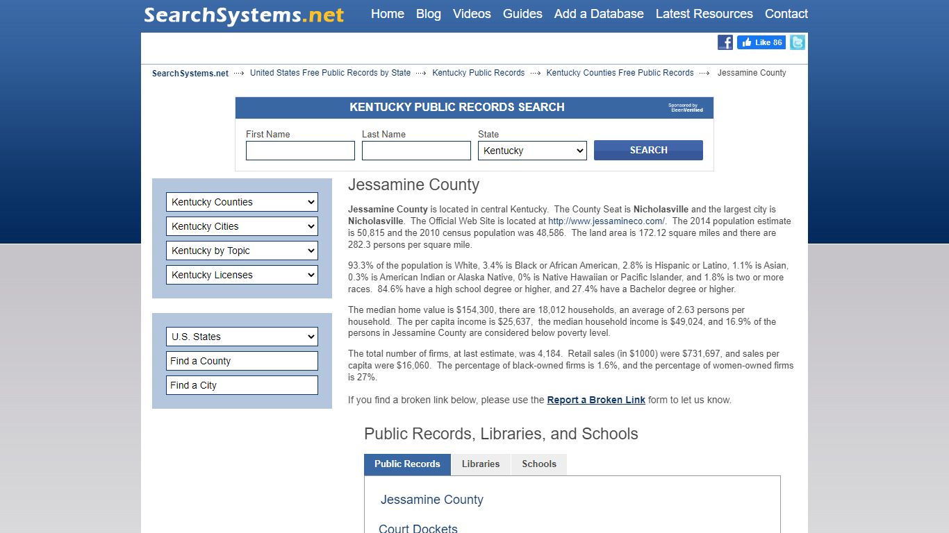 Jessamine County Criminal and Public Records